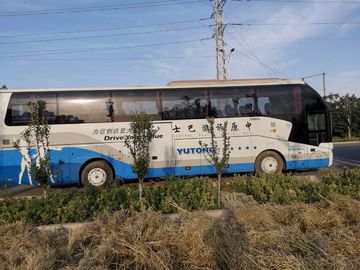 6122HQ9A 51 আসন Yutong ব্যবহৃত কোস্টার বাস ডিজেল ইঞ্জিন এ / সি সঙ্গে বাম হাত ড্রাইভ