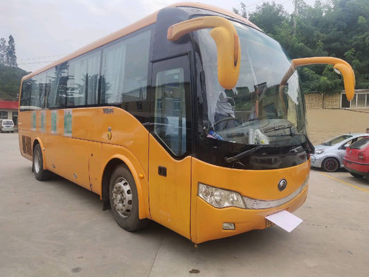 2011 সাল 43 আসনের LHD স্টিয়ারিং ব্যবহৃত Yutong ZK6107 বাস ব্যবহৃত কোচ বাস 100km/H