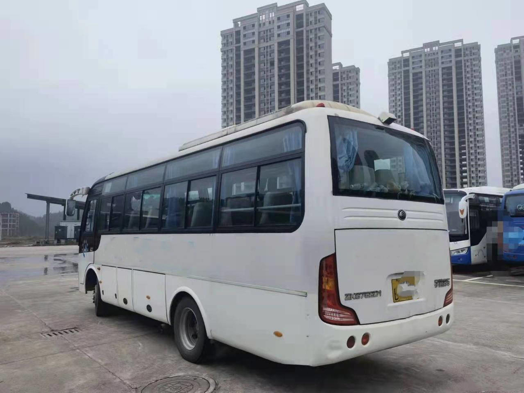 ZK6752D1 ব্যবহৃত মিনি ইউটং সামনের ইঞ্জিন কোচ বাস 30 আসনের ডান হাতের চালক যাত্রীবাহী বাস
