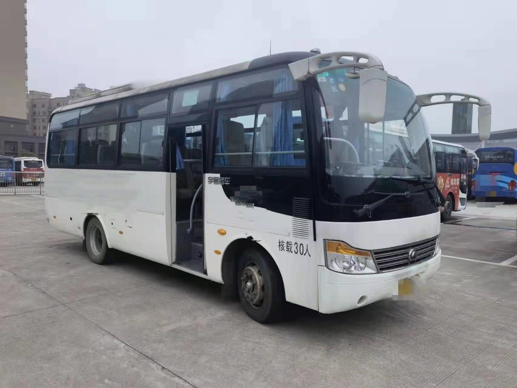 ZK6752D1 ব্যবহৃত মিনি ইউটং সামনের ইঞ্জিন কোচ বাস 30 আসনের ডান হাতের চালক যাত্রীবাহী বাস