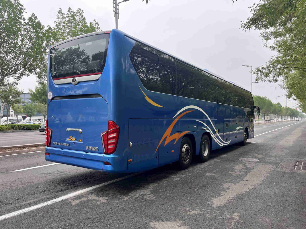 ডাবল ডেকার বাস সাইটসিয়িং Yutong ZK6148 রিয়ার ইঞ্জিন কোচ 56 আসনের বাম হাতের চালক