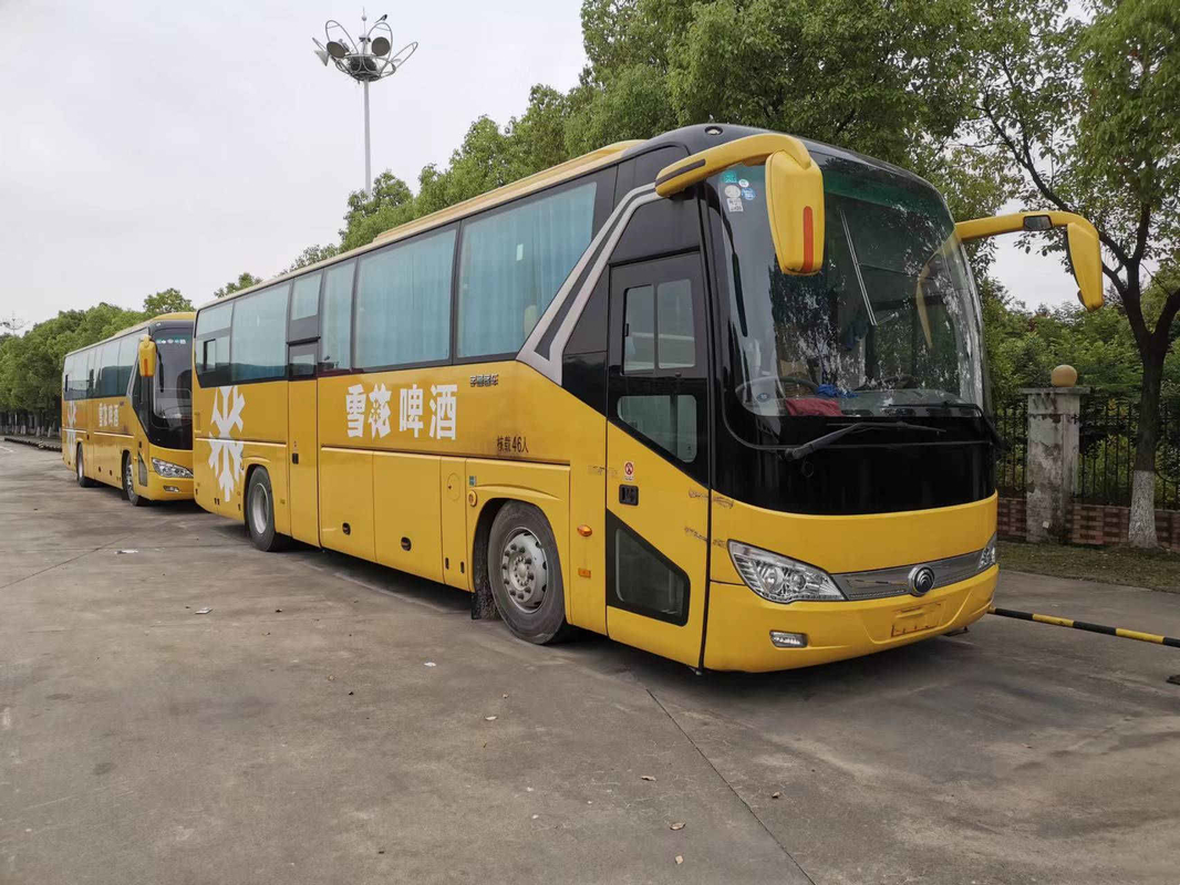 ভিআইপি লাক্সারি সিট ইউটং ZK6119 কোচ বাস 46 সিট Rhd রিয়ার ইঞ্জিন ডাবল দরজা