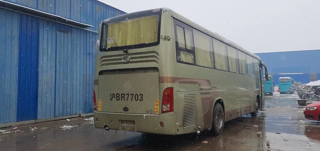 ডিজেল ইঞ্জিন LHD স্টিয়ারিং সহ 55টি আসন ব্যবহৃত কোচ বাস সেকেন্ড হ্যান্ড Kinglong XMQ6129