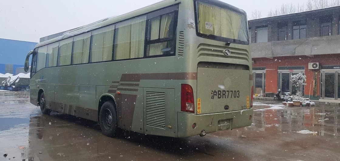 ডিজেল ইঞ্জিন LHD স্টিয়ারিং সহ 55টি আসন ব্যবহৃত কোচ বাস সেকেন্ড হ্যান্ড Kinglong XMQ6129