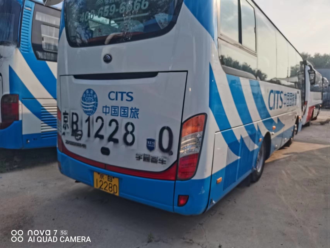 পরিবহনের জন্য 35টি আসন ইউটং বাস ZK6858 মিনি আরএইচডি স্টিয়ারিং ডিজেল ইঞ্জিন ব্যবহার করা হয়েছে