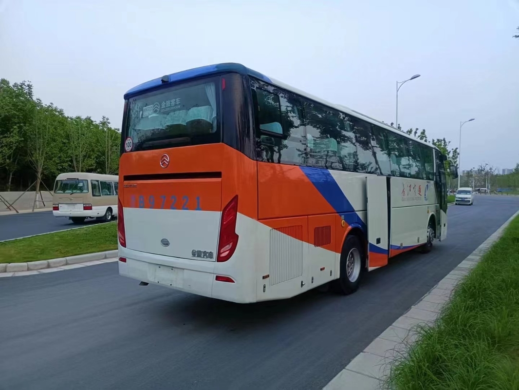 51 আসনের Rhd রিয়ার ইঞ্জিন ব্যবহৃত কোচ বাস গোল্ডেন ড্রাগন XML6113 দুই দরজা ইউরো IV