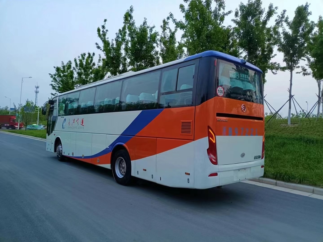 51 আসনের Rhd রিয়ার ইঞ্জিন ব্যবহৃত কোচ বাস গোল্ডেন ড্রাগন XML6113 দুই দরজা ইউরো IV