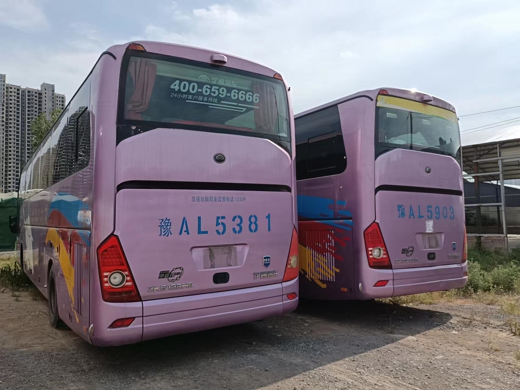 2014 সাল 53 আসন ব্যবহৃত কোচ বাস Yutong ZK6122HQ সেকেন্ড হ্যান্ড বাস ভাল অবস্থায়