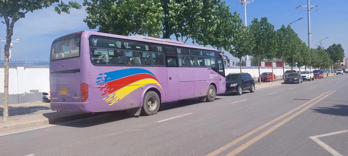 2014 সাল 45 আসন ব্যবহৃত Yutong বাস ZK6102D কোচ বাস সামনের ইঞ্জিন দুই দরজা LHD ডিজেল