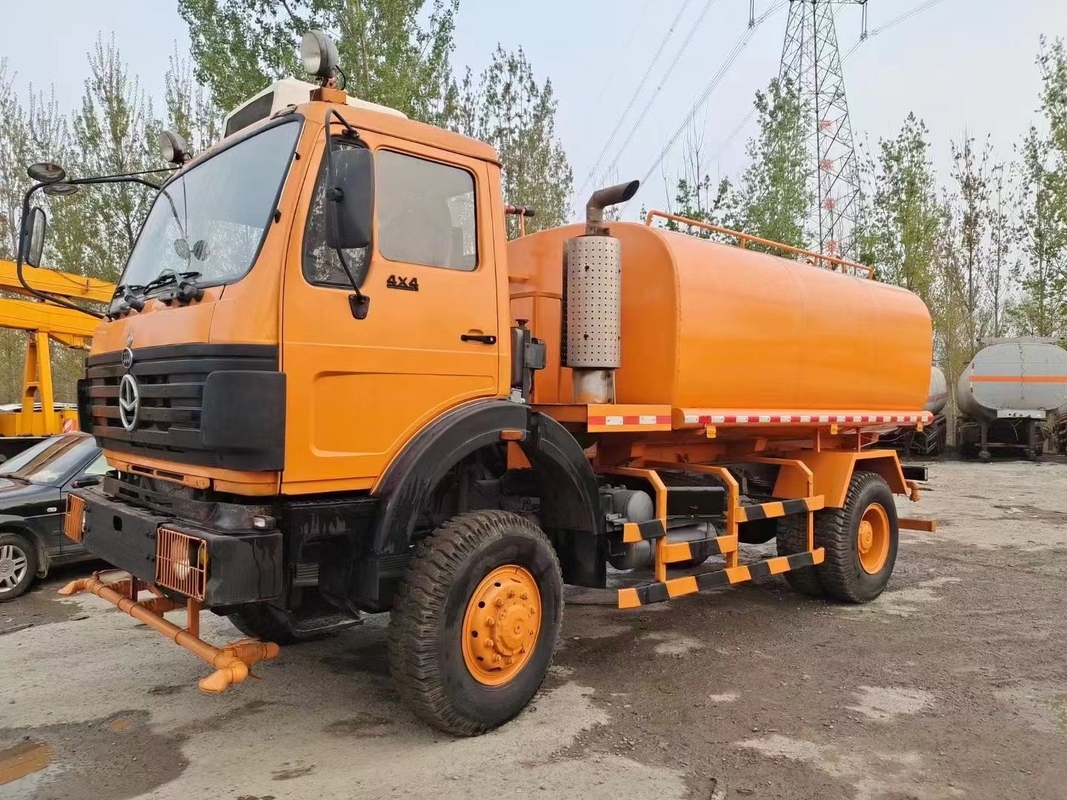 LHD 15 কিউবিক মিটার জলের ট্যাঙ্ক স্প্রিংকলার ট্রাক 290hp ফুল ড্রাইভ 4X4 অফ রোড জল স্প্রিংকলার