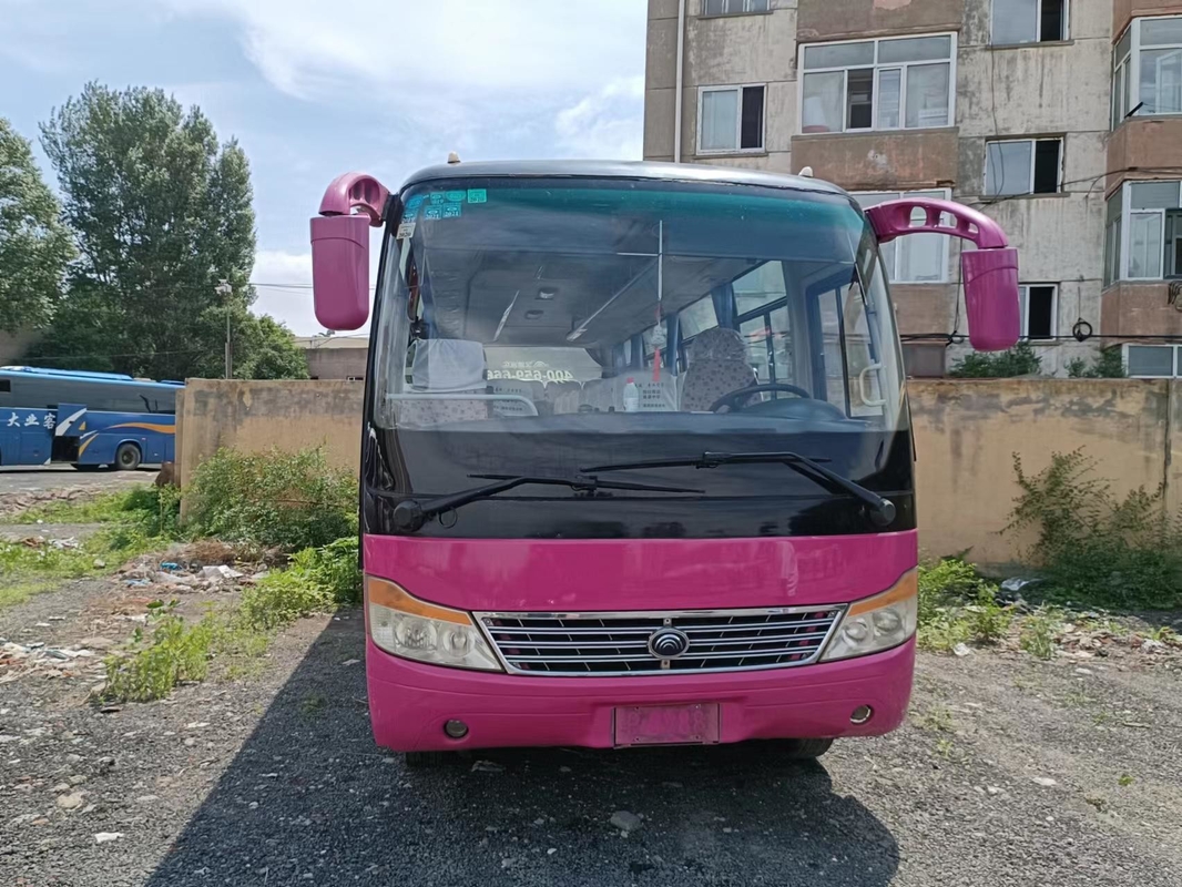 2016 বছরের 31 আসনের ইউটং বাস ZK6752D মিনি বাস যা পরিবহনের জন্য সামনের ইঞ্জিন সহ