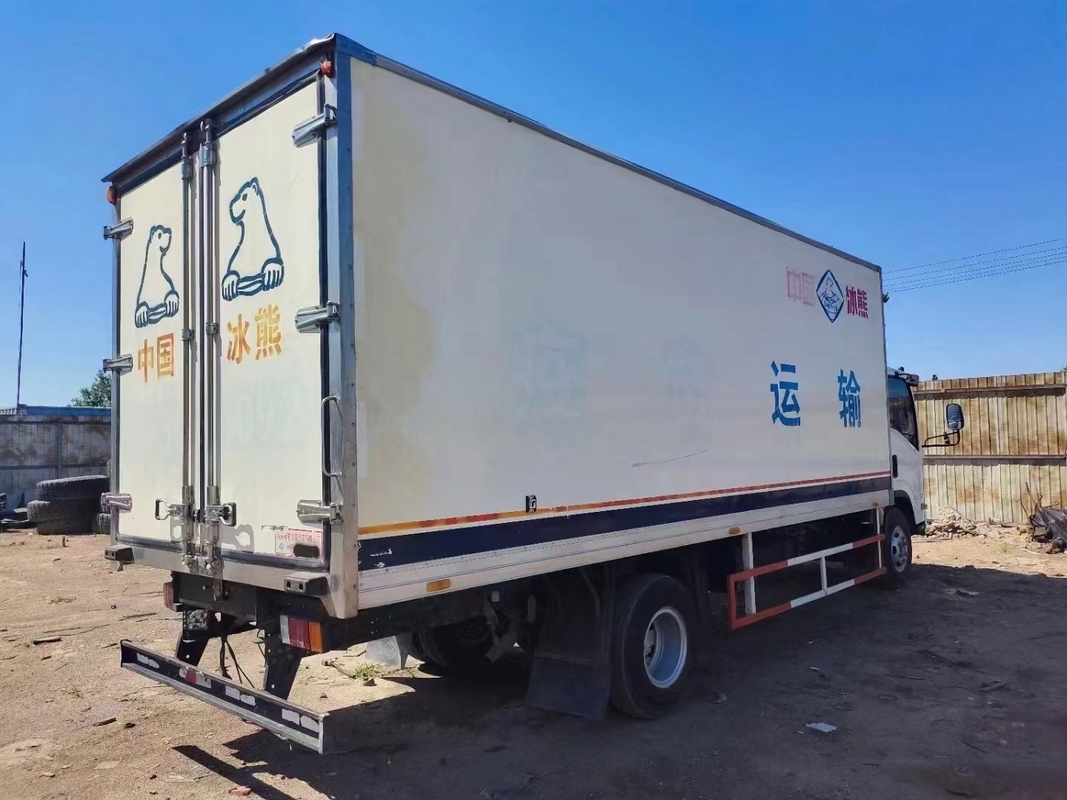 ISUZU রেফ্রিজারেটেড ভ্যান 130P 89kw ব্যবহৃত যানবাহন কোল্ড চেইন পরিবহন যানবাহন ডিজেল 98km/H