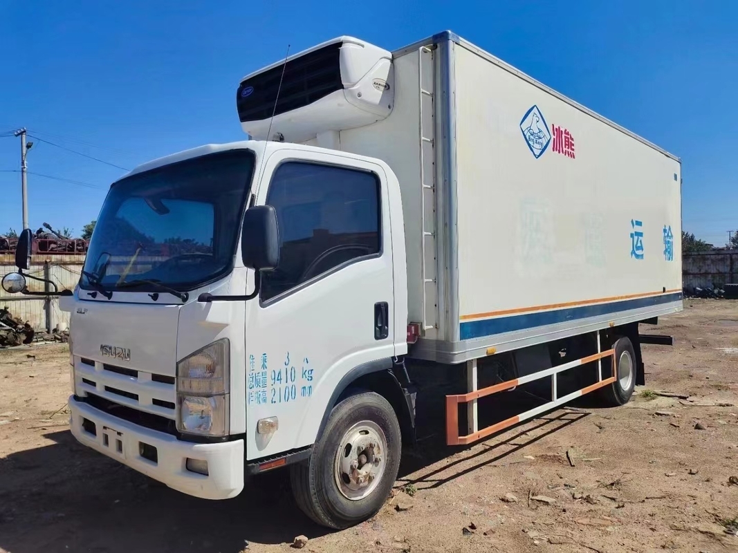 ISUZU রেফ্রিজারেটেড ভ্যান 130P 89kw ব্যবহৃত যানবাহন কোল্ড চেইন পরিবহন যানবাহন ডিজেল 98km/H