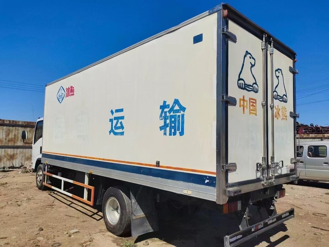 ISUZU রেফ্রিজারেটেড ভ্যান 130P 89kw ব্যবহৃত যানবাহন কোল্ড চেইন পরিবহন যানবাহন ডিজেল 98km/H
