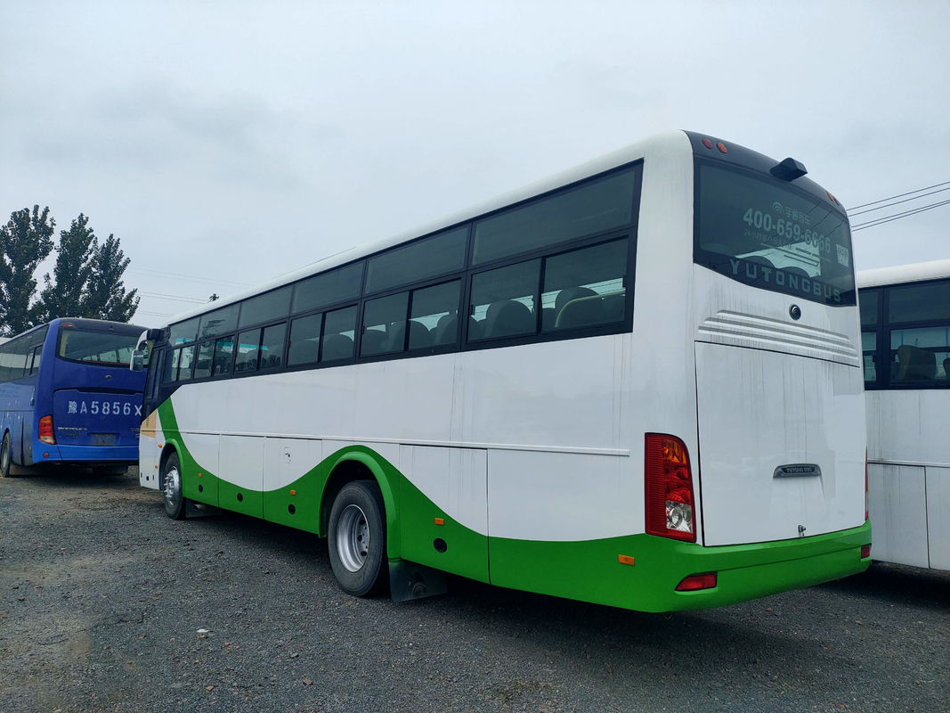 ব্যবহৃত ইউটং ফ্রন্ট ইঞ্জিন বাস Lhd/Rhd প্লেট স্প্রিং সাসপেনশন যাত্রীবাহী বাস 53 আসন Zk6112d