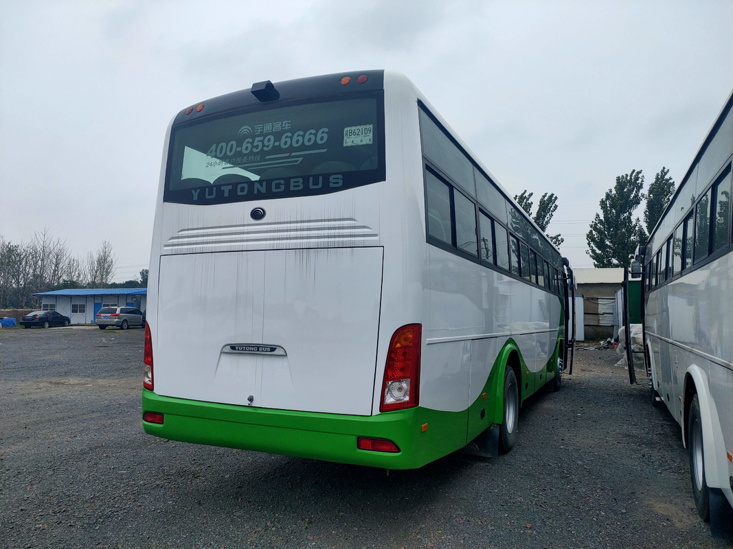 ব্যবহৃত ইউটং ফ্রন্ট ইঞ্জিন বাস Lhd/Rhd প্লেট স্প্রিং সাসপেনশন যাত্রীবাহী বাস 53 আসন Zk6112d