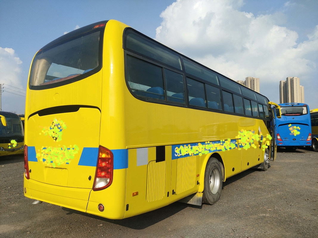 2+3 লেআউট 60 আসন ব্যবহৃত ইউটং বাস বিলাসবহুল কোচ আফ্রিকা 10 মিটার বাস এয়ার ব্যাগ সাসপেনশন ZK6110