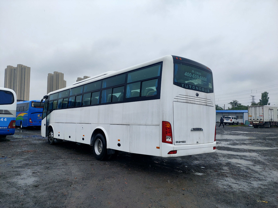 রাইট হ্যান্ড ড্রাইভ ইউটং ব্যবহৃত বাস Zk6112d বিগ ব্যাগেজ কেবিন সিল্ডিং উইন্ডো 2+2 লেআউট 53 আসন