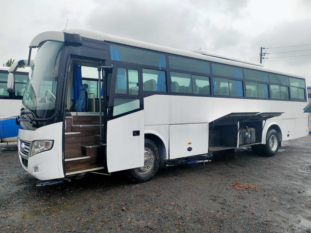রাইট হ্যান্ড ড্রাইভ ইউটং ব্যবহৃত বাস Zk6112d বিগ ব্যাগেজ কেবিন সিল্ডিং উইন্ডো 2+2 লেআউট 53 আসন