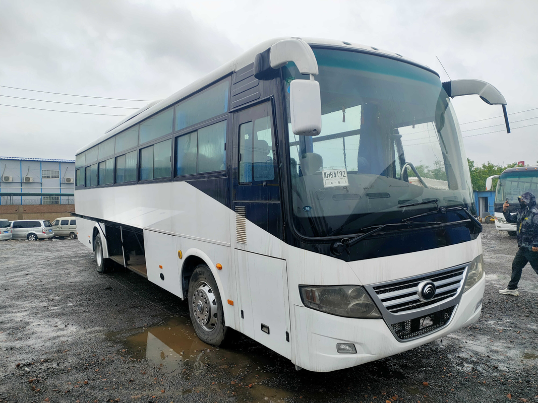 রাইট হ্যান্ড ড্রাইভ ইউটং ব্যবহৃত বাস Zk6112d বিগ ব্যাগেজ কেবিন সিল্ডিং উইন্ডো 2+2 লেআউট 53 আসন