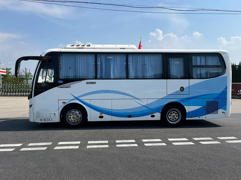 34টি আসন 2018 বছরে ব্যবহৃত কোচ বাস Kinglong XMQ6802 LHD স্টিয়ারিং পরিবহনের জন্য