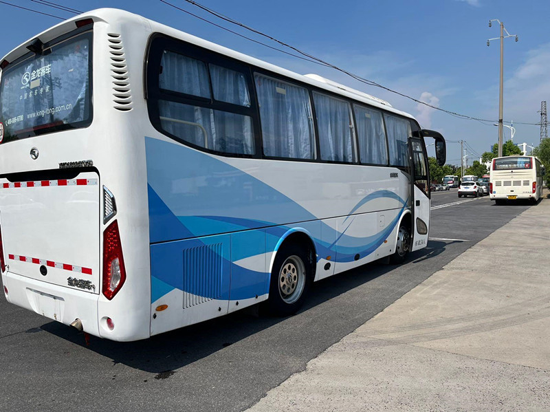34টি আসন 2018 বছরে ব্যবহৃত কোচ বাস Kinglong XMQ6802 LHD স্টিয়ারিং পরিবহনের জন্য