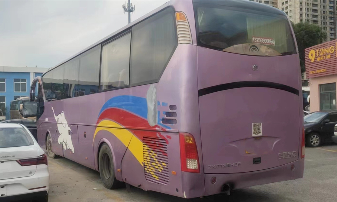 ZK6129 Yutong বাস আরবান পাবলিক ট্রান্সপোর্টেশন বাস 53 আসনের দুটি দরজার কামিন্স ইঞ্জিন কোচ টয়লেট সহ