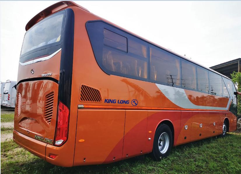 2021 বছর 53 আসনের নতুন আগমন Kinglong XMQ6127cy ডিজেল ইঞ্জিন RHD স্টিয়ারিং সহ নতুন কোচ বাস
