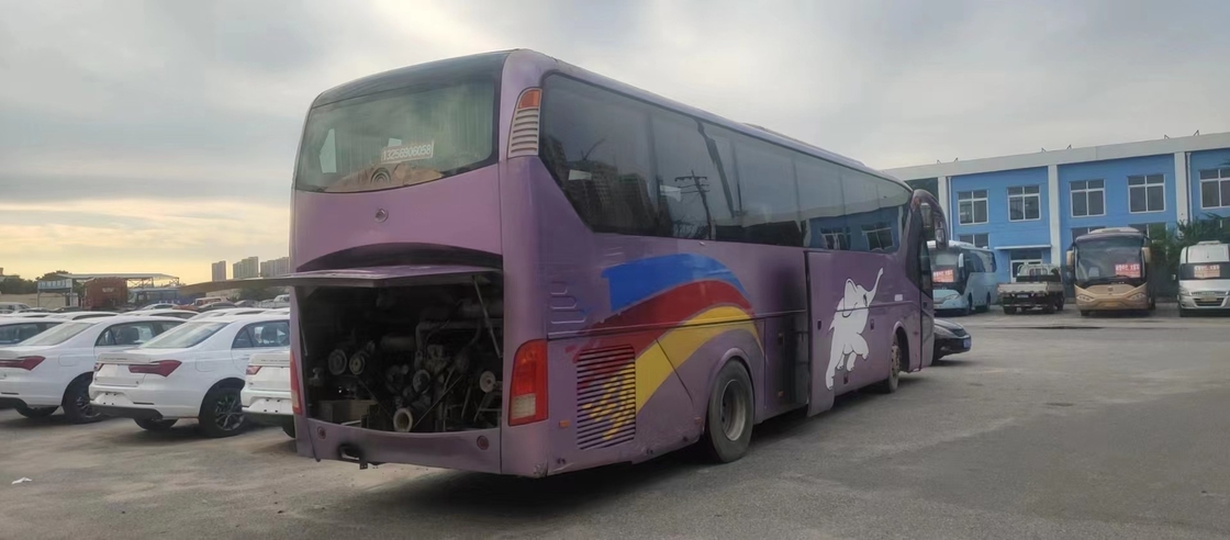 2012 সাল 53 আসন ব্যবহৃত কোচ বাস Yutong ZK6129HD কামিন্স ডিজেল ইঞ্জিন ডাবল দরজা সহ