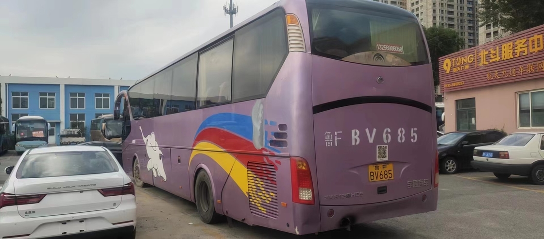 2012 সাল 53 আসন ব্যবহৃত কোচ বাস Yutong ZK6129HD কামিন্স ডিজেল ইঞ্জিন ডাবল দরজা সহ