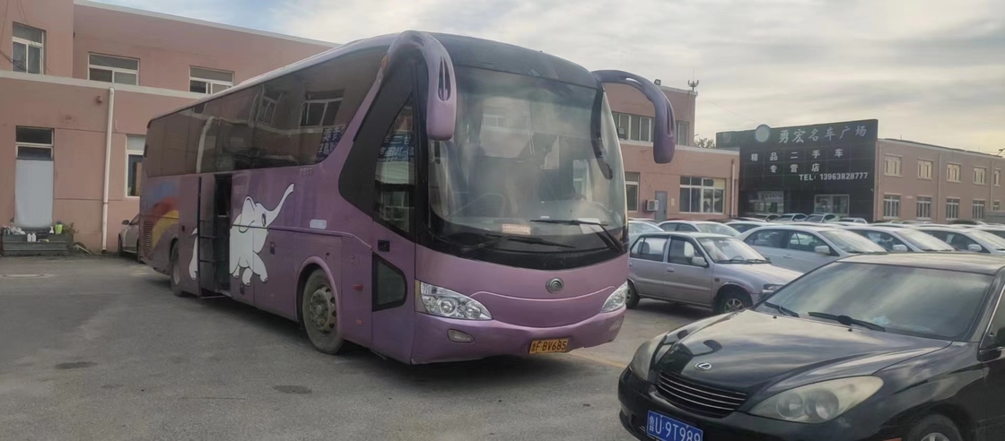 2012 সাল 53 আসন ব্যবহৃত কোচ বাস Yutong ZK6129HD কামিন্স ডিজেল ইঞ্জিন ডাবল দরজা সহ