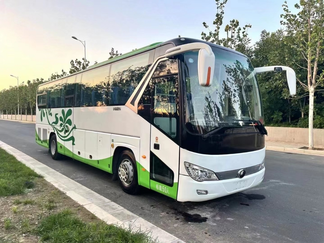 ট্যুর কোচ ইউটং বাস Zk6119 এর জন্য 80% নতুন ড্যাশবোর্ড 50 সিট ডিজেল ইঞ্জিন ব্যবহার করা হয়েছে