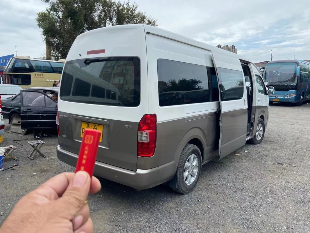 2016 বছর 18 আসন ব্যবহৃত মিনি বাস পেট্রল JINBEI Hiace 3TZ ইঞ্জিন ভাল অবস্থায় কোন দুর্ঘটনা নেই