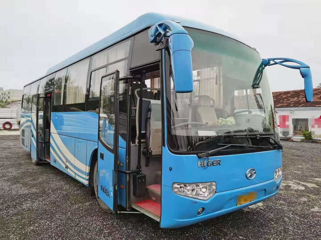 বিলাসবহুল কোচ ব্যবহৃত হাইগার বাস KLQ6119 রিয়ার ইঞ্জিন ট্যুর বাস 49 সিট ইউচাই ইউরো ভি ইঞ্জিন 180kw
