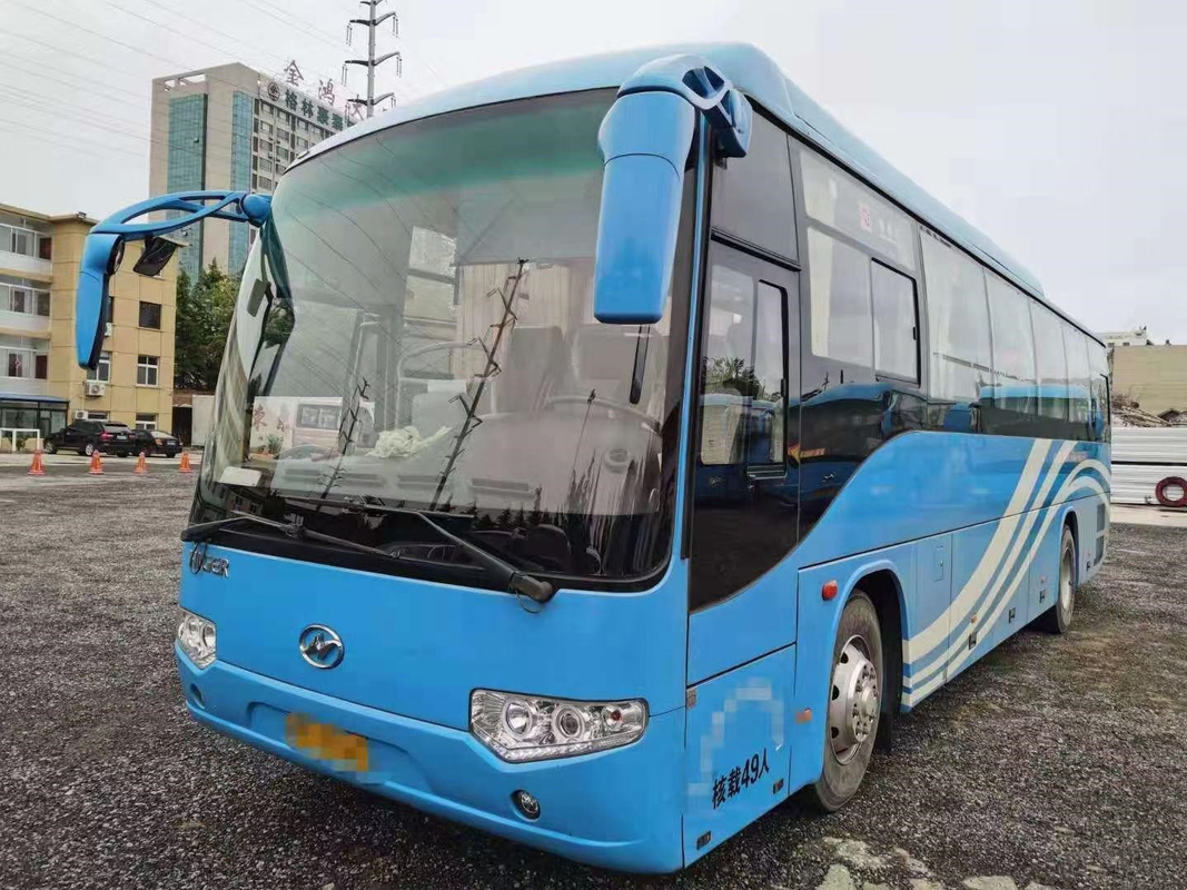 বিলাসবহুল কোচ ব্যবহৃত হাইগার বাস KLQ6119 রিয়ার ইঞ্জিন ট্যুর বাস 49 সিট ইউচাই ইউরো ভি ইঞ্জিন 180kw