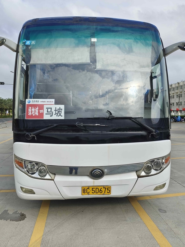 2015 সাল 55 সিটার ইউটং বাস Zk6122 LHD ডিজেল ইঞ্জিন ডাবল ডোর