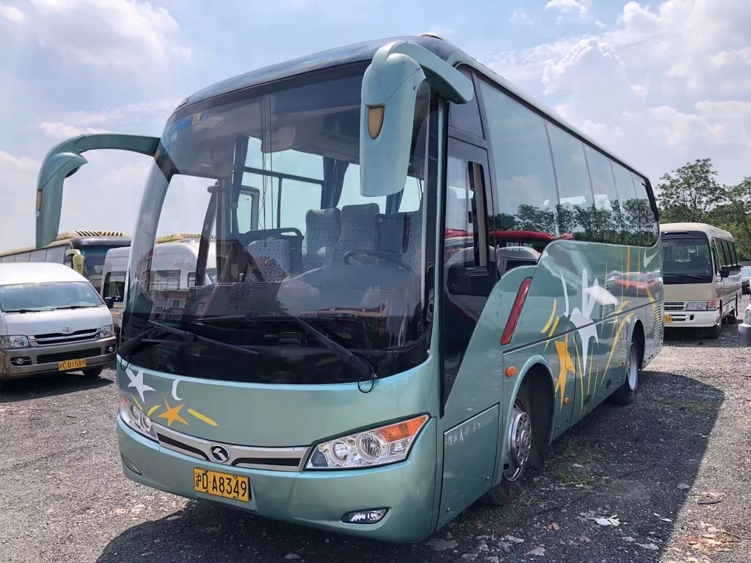 35টি আসন কিংলং XMQ6802 বাস এলএইচডি স্টিয়ারিং ভাল অবস্থায় পরিবহনের জন্য ব্যবহার করা হয়েছে