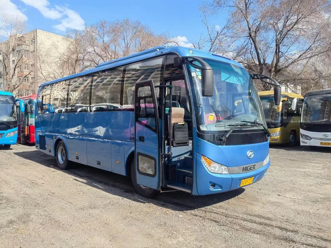 2015 বছর 35 সিটার ব্যবহৃত হাইগার KLQ6898 কোচ বাস LHD স্টিয়ারিং ডিজেল ইঞ্জিন কোন দুর্ঘটনা নেই