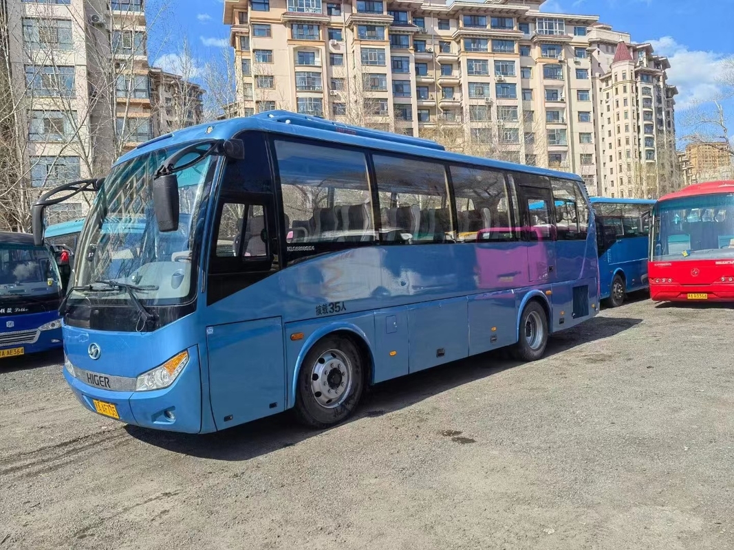 2015 বছর 35 সিটার ব্যবহৃত হাইগার KLQ6898 কোচ বাস LHD স্টিয়ারিং ডিজেল ইঞ্জিন কোন দুর্ঘটনা নেই