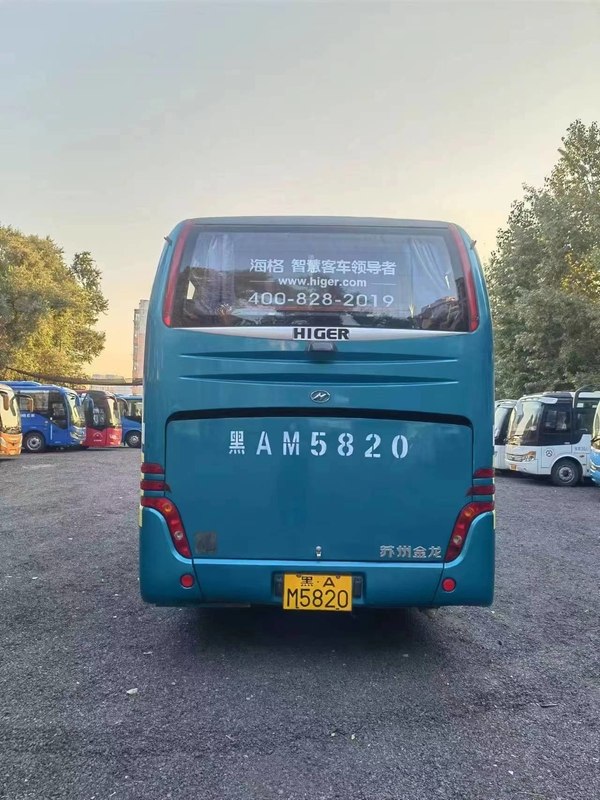 2017 বছর 34 আসন ব্যবহৃত হাইগার KLQ6796 মিনি বাস LHD স্টিয়ারিং ডিজেল ইঞ্জিন কোন দুর্ঘটনা নেই