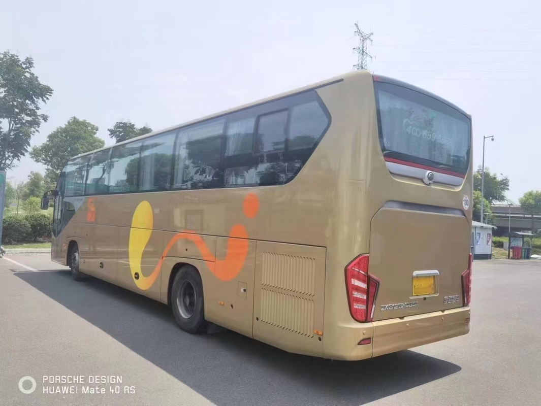 2018 সালের 54টি আসন ব্যবহৃত ইউটং বাস ZK6128 কোচ বাস ডিজেল ইঞ্জিন এয়ারব্যাগ সাসপেনশন