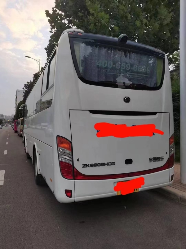 2015 বছর 39 আসন সেকেন্ড হ্যান্ড ইউটং ZK6908 বাস এলএইচডি পরিবহনের জন্য স্টিয়ারিং