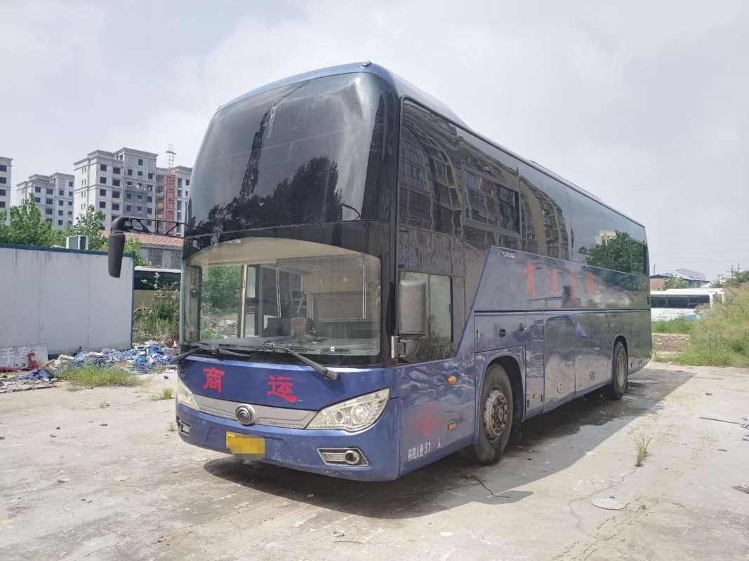 দূরপাল্লার বাস Yutong ZK6118 51 আসন Yuchai 206kw দুই দরজা ব্যবহৃত ট্যুর কোচ