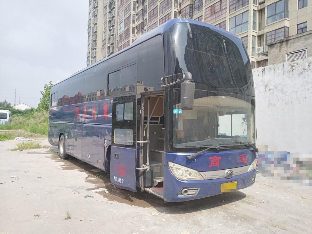 দূরপাল্লার বাস Yutong ZK6118 51 আসন Yuchai 206kw দুই দরজা ব্যবহৃত ট্যুর কোচ