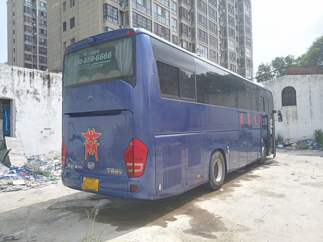 দূরপাল্লার বাস Yutong ZK6118 51 আসন Yuchai 206kw দুই দরজা ব্যবহৃত ট্যুর কোচ