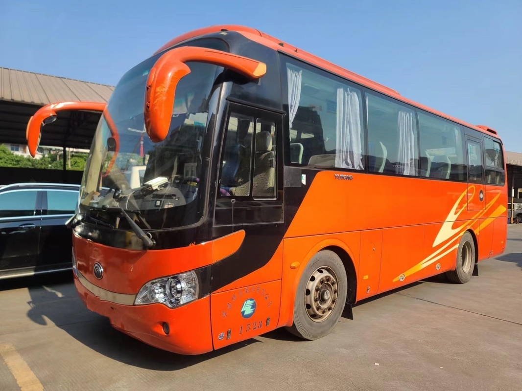 Zk6908 Yuchai ইঞ্জিন ব্যবহৃত Yutong শর্ট বাস এয়ার ব্যাগ সাসপেনশন 38 সিটার বাম স্টিয়ারিং