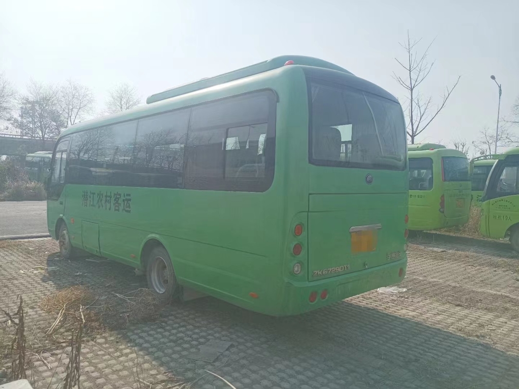 ZK6729D ব্যবহৃত ছোট বাস ইউটং ফ্রন্ট কামিন্স ইঞ্জিন ইউরো IV 25 - 30 সিটার সেকেন্ড হ্যান্ড কোচ