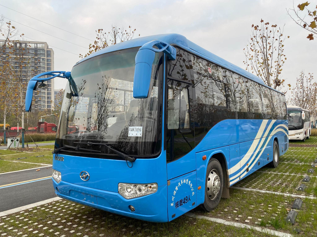 বিলাসবহুল কোচ বাস ব্যবহৃত কিংলং 49 আসনের RHD LHD যাত্রী পরিবহন বাস বিক্রয়ের জন্য