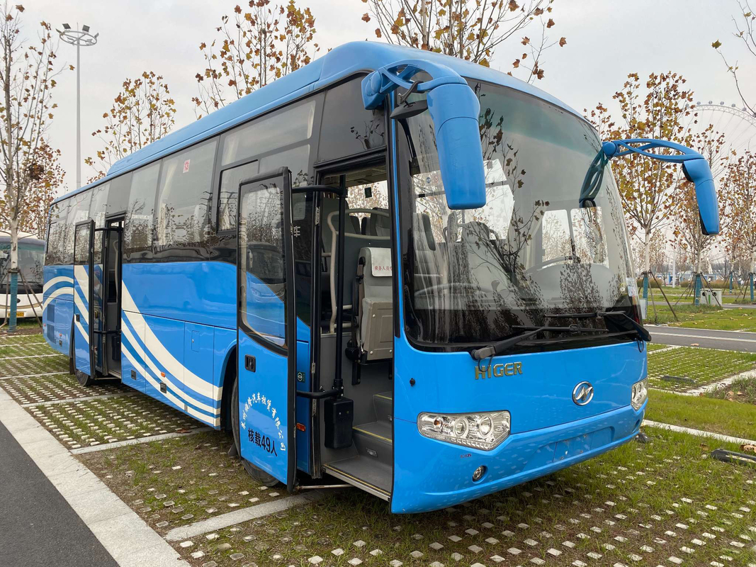 বিলাসবহুল কোচ বাস ব্যবহৃত কিংলং 49 আসনের RHD LHD যাত্রী পরিবহন বাস বিক্রয়ের জন্য