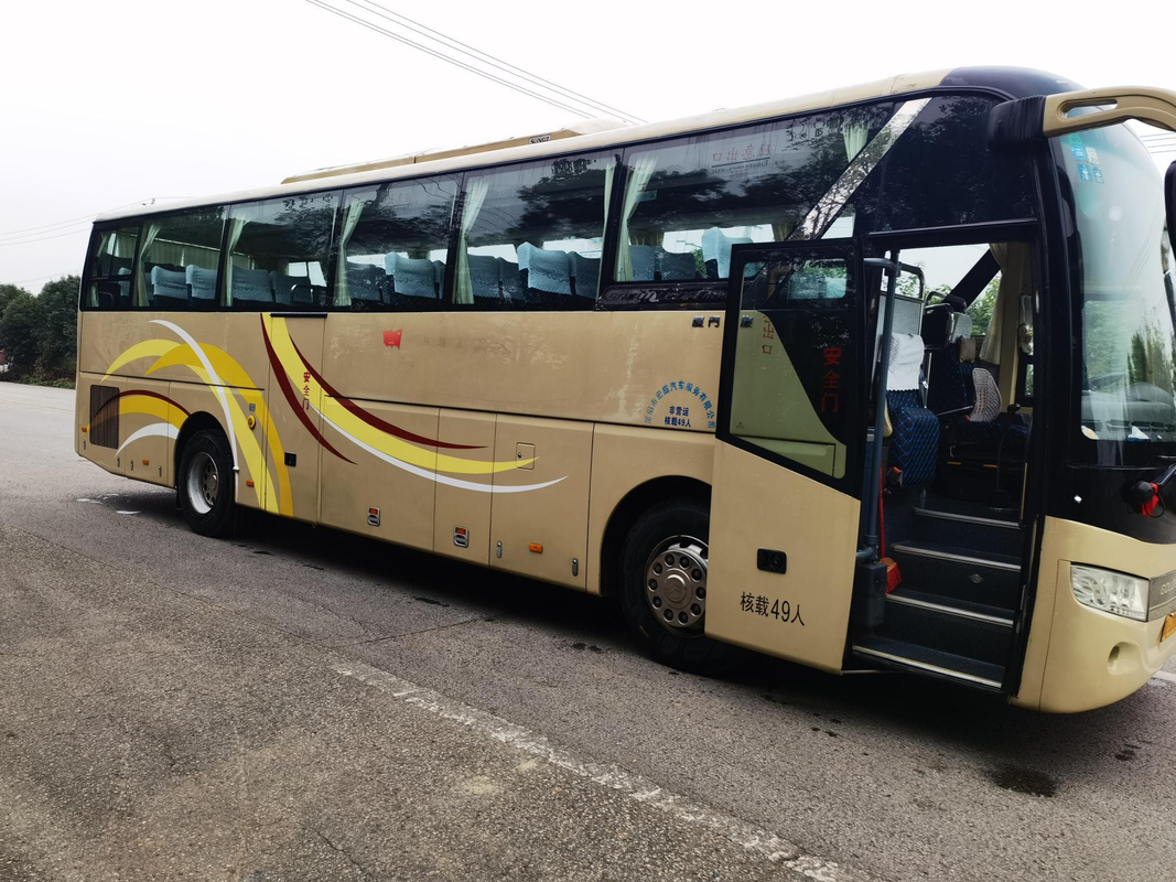 সেকেন্ড হ্যান্ড বাস ব্যবহৃত কিংলং বাস 49 আসনের Lhd Rhd লাক্সারি কোচ সিটি বাস বিক্রয়ের জন্য